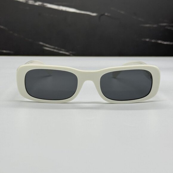NEW MIU MIU WOMEN MU08ZS 1425S0 SUNGLASSES WHITE EYEWEAR SMU 08Z 1425S0